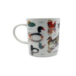 white ceramic mug with ducks