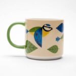 blue tit mug birdy collection by magpie