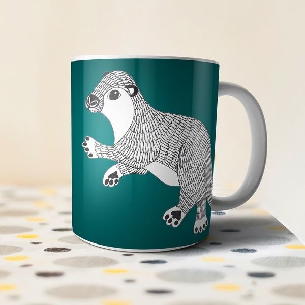 Otter Mug by Perkins & Morley (BLOC range)