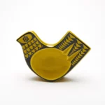 Hornsea Bird Dish Small in Chartreuse