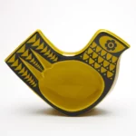 Hornsea Bird Dish large in Chartreuse