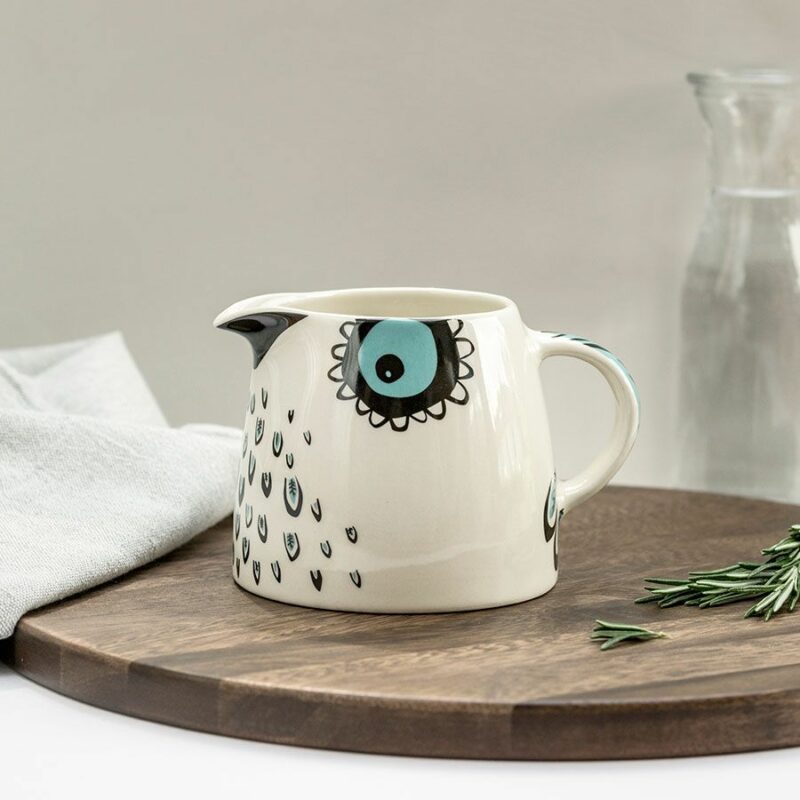 Owl Milk Jug by Hannah Turner