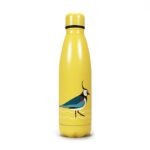 RSPB Water Birds Water Bottle is a Yellow water bottle with a lapwing